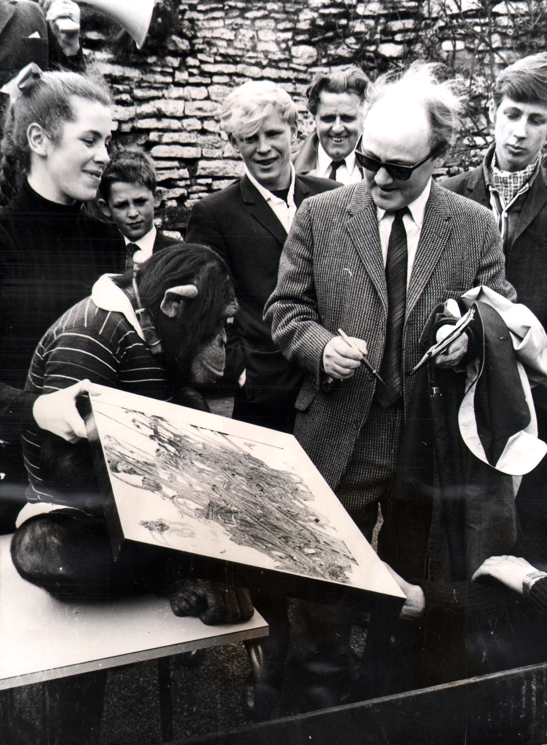 Chimpanzee artists - Works of Art By An Ape Auctioned, 1967