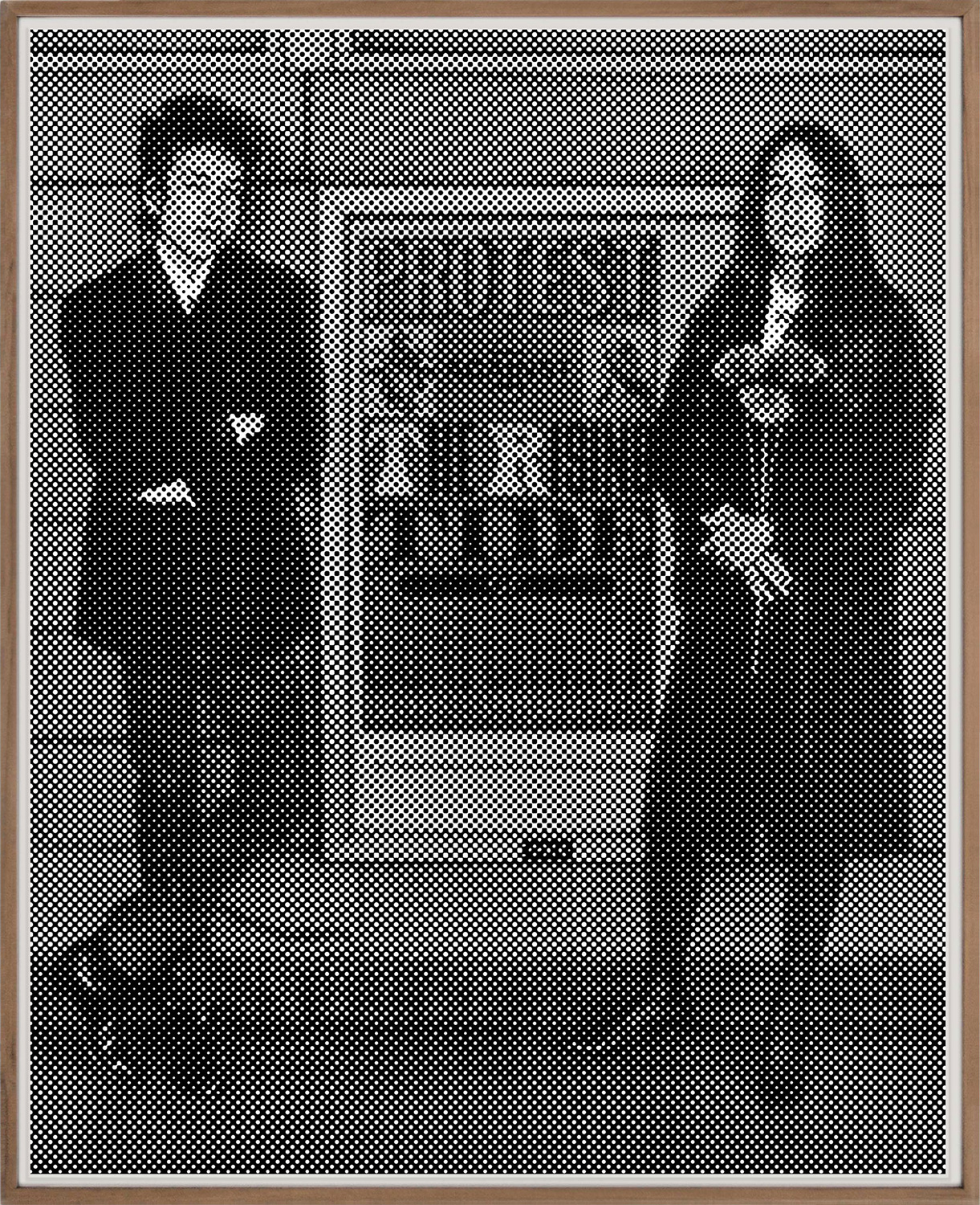 Alex Hanimann - 1964 [Bob Dylan and Joan Baez flanking a Seymour Chwast poster],, 2017