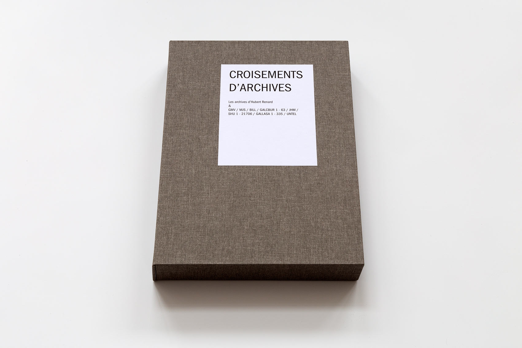 Hubert Renard - Croisements d'archives, 2025