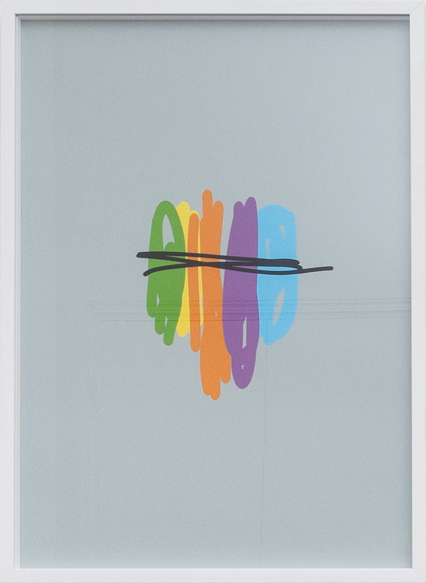 Mathieu Mercier - Traces de doigt sur Iphone (I), 2013