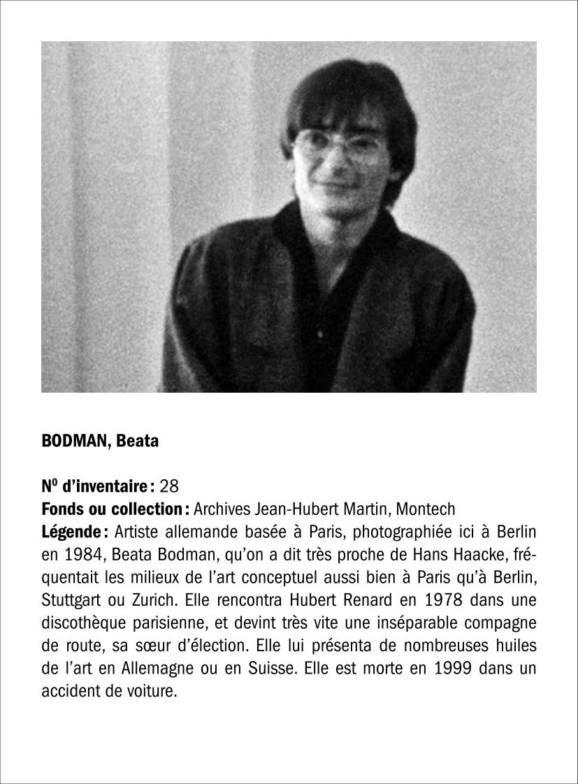 Hubert Renard - Liste des personnages, 2025