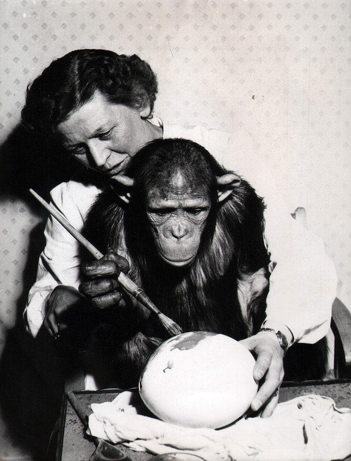 Monkey Business, Too : Rise of the Planet of the AIs  - DALL-E, Kramer, Lisa & Dylan
