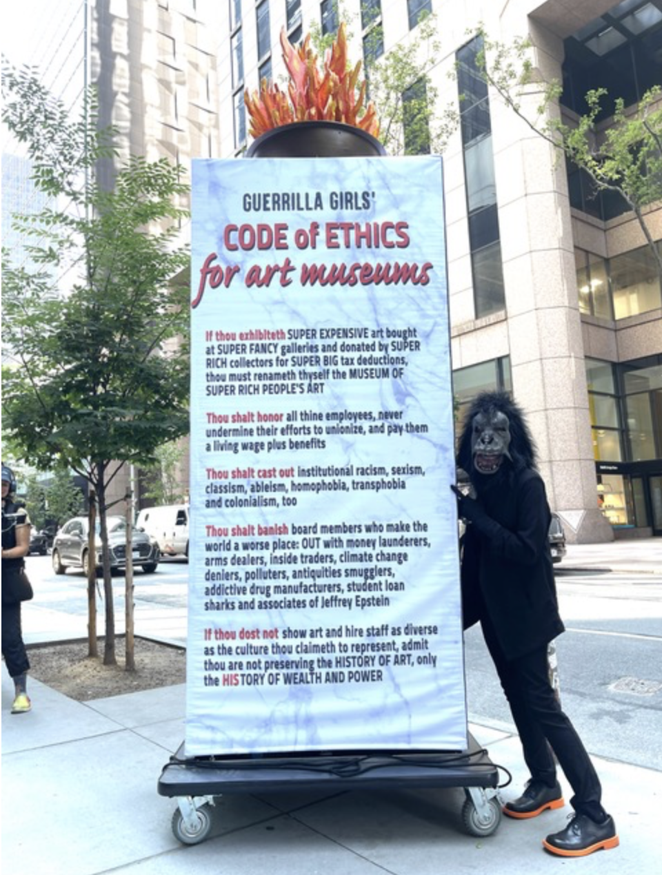 Guerrilla Girls Engage the Public